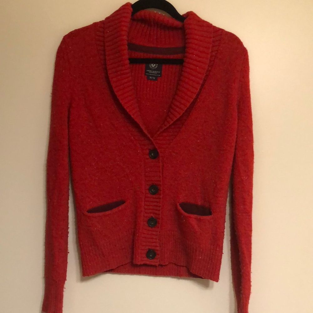 American Eagle Red Sweater